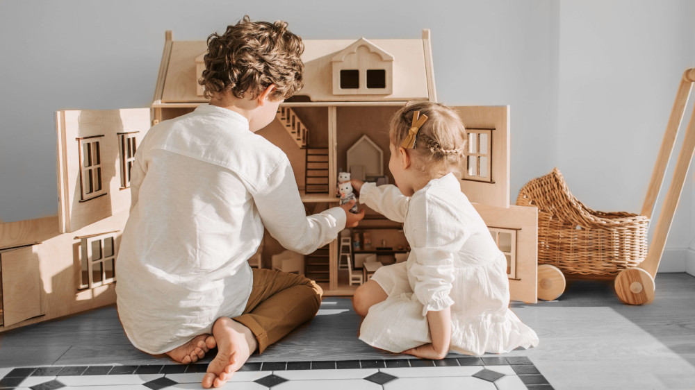 maison de poupées en bois